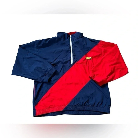 Vintage Sandsnake Brentwood Volleyball Nylon Windbreaker Size Small - Picture 1 of 5